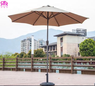 China 2.7m Modern Beach Garden Umbrella, 9 Feet Large Size Garden Umbrella UV50+ Protection Sun System Single Patio Umbrella for sale