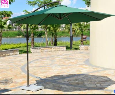 China Modern 3m*8k Sun Heavy Duty Outdoor Garden Hanging Banana Cantilever Umbrellas, Patio Outdoor Side Hanging Banana Umbrella for sale