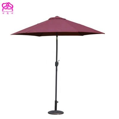 China 2022Patio Contemporary Custom Promotional Garden Umbrella Steel Frame With Zinc Tilt,Outdoor Garden Umbrella Patio Pool Umbrella For Market for sale