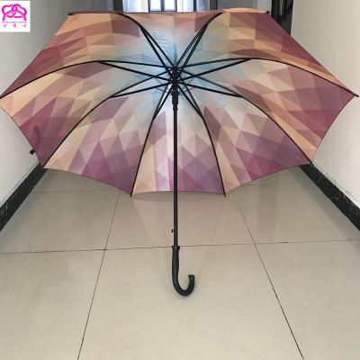 China Outdoor Used 27 Inch x 8 Ribs Double Windproof Steel Frame Umbrella Golf Umbrella Wholesale From China for sale