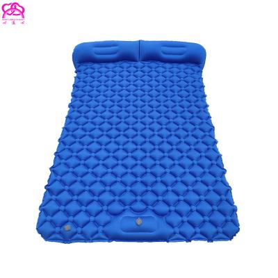 China Lightweight Outdoor Wholesale Self Inflating Double Tent Sleep Pad With Attached Sit Customized Waterproof OEM Customized PVC Camping for sale