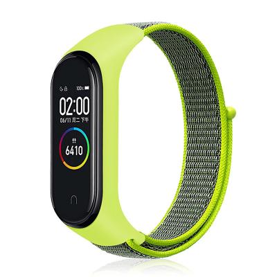 China Suitable For Your Watch New Products Braided Loops Nylon Smart Watch Band For XiaoMi 5, For XiaoMi 5 4 3 Loop Nylon Watch Band for sale