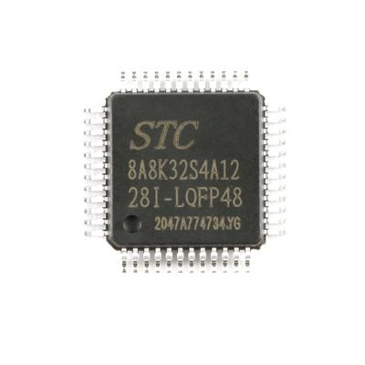 China STC8A8K32S4A12-28I IC CHIP STC8A8K32S4A12-28I-LQFP48 standard microcontroller STC8A8K32S4A12 for sale