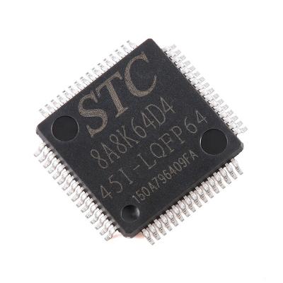 China New STC8A8K64D4-45I-LQFP64 LQFP-64 standard original STC8A8K64D4-45I-LQFP64 microcontroller-MCU IC chip of STC8A8K64D4-45I-LQFP64 for sale