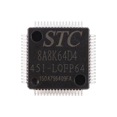 China Original standard STC8A8K64S4A12-28I-New 8A8K64S4A12 LQFP-64 STC8A8K64S4A12-28I-LQFP64 microcontroller STC8A8K64S4A12-28I-LQFP64 IC chip for sale