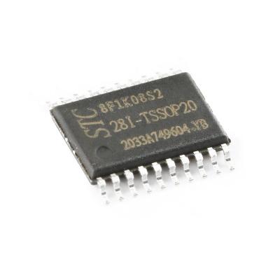 China New 8F1K08S2 standard original TSSOP20 STC8F1K08S2-28I-TSSOP20 increased 1T microcontroller MCU STC8F1K08S2-28I-TSSOP20 IC chip for sale