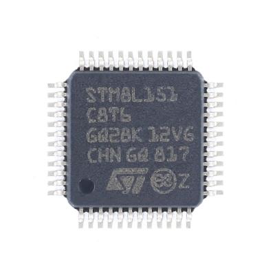 China New original quality standard STM8L151C8T6 LQFP-48 integrated circuit for sale