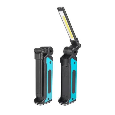 China 5W WAREHOUSE Strong Magnet LED COB Rechargeable Work Lamp With HOOK And Front LED Can Use As Flashlight for sale