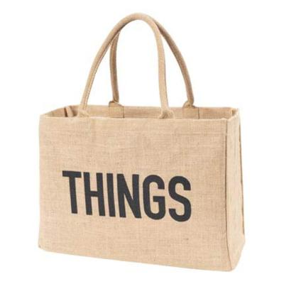 China Eco-Friendly Logo Custom Eco Reusable Cloth Carrying Gift Bags Women Beach Hand Tote Laminated Grocery Promotional Shopping Handbags Jute Bag for sale