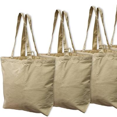 China Reusable Eco-Friendly Cotton Grocery Bags Large Canvas Machine Washable Eco Friendly Biodegradable, Foldable, Durable, for sale