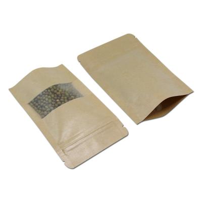 China BIODEGRADABLE Paper Bag Bio Zipper Stand Up Eco Food Grade Copious Bags 5