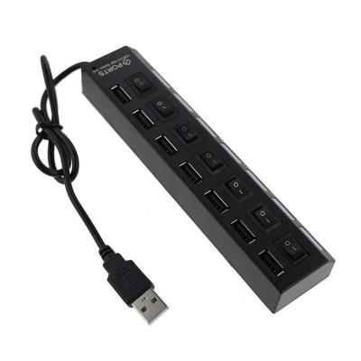 China Use high quality electronic USB 2.0 network hub free switch port 7 driver, convenient and practical with LED indicator for sale