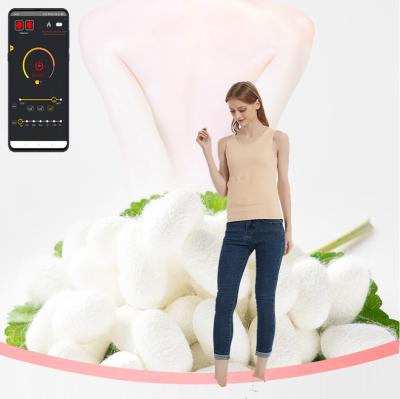 China APP Control New Product Passionate Thermal Underwear Heated Vests For Men Battery Pack Included Vest With App Remote Control for sale