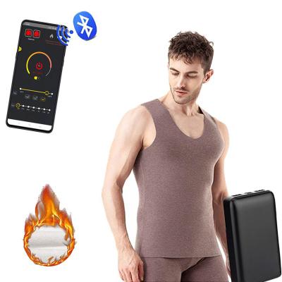 China Hot Selling Heating Heated Suit Thermal Vest Heating Clothing Fever Underwear Sequential Stop for sale