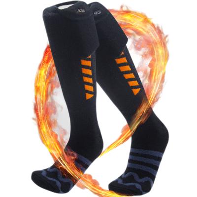 China Good Quality Sock Rechargeable Battery Heating Enthusiast Merinos Increasing Sock 5v 3000mah Powered Enthusiast Socks For Skiing for sale