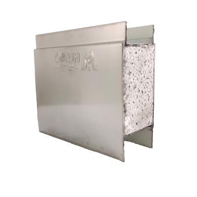 China Single Sided Type Thermocol Insulation Board EPS Foam Ligtweight Stainless Steel Fire Resistant Boards for sale