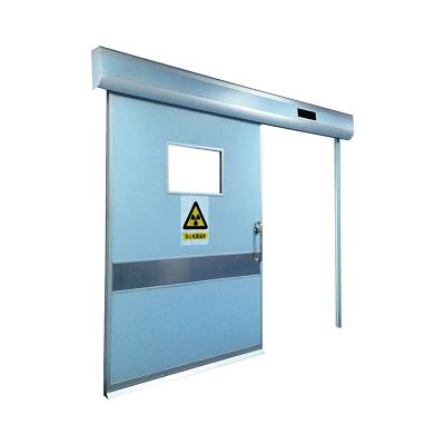 China 2022 Sound Insulation Hospital Surgery Room Doors Electric Sliding Steel Door With Modern Design for sale