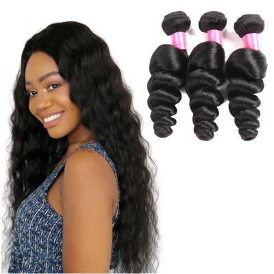 China Cheap 100%Raw Mongolian Loose Wave Hair Bundles Real Hair Extensions For Women for sale