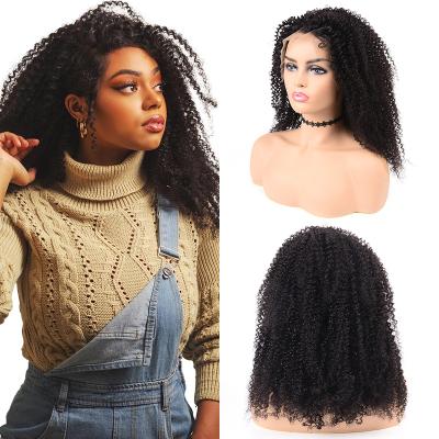 China 100% Brazilian Kinky Curly Human Hair Wigs Durable Virgin Bouncy Human Hair Wigs Seller For Wholesale for sale