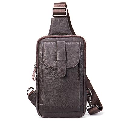 China Price Large Capacity GENUINE LEATHER Suitable Cross - Luxury Body Cross - Body Bag For Men's Sling Messenger for sale