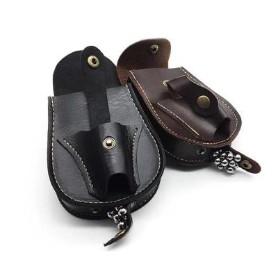 China Multifunctional Sling Leather Outdoor Package Embedded Steel Ball Magnet Package for sale