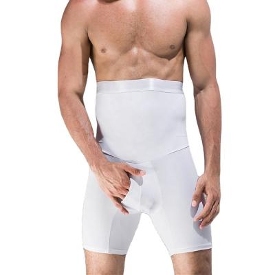 China QUICK DRY Control Men Tummy Shaper Slimming High Waist Leg Control Shapewear Shorts Compression Body Shaper for sale