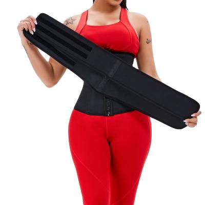 China Factory Direct Selling Antibacterial Women Slimming Belly Wrap Abdomen Double Waist Body Shaper Trainer Belt for sale