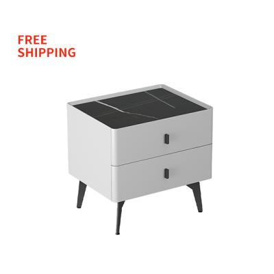 China Free Shipping Modern Metal Nightstand Storage Bedside Table Bedroom Furniture Nordic Nightstand for sale