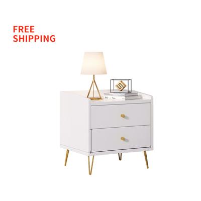 China Storage Nordic bedside cabinet simple modern nightstand with drawer cabinet rack simple mini small light luxury bedside table for sale