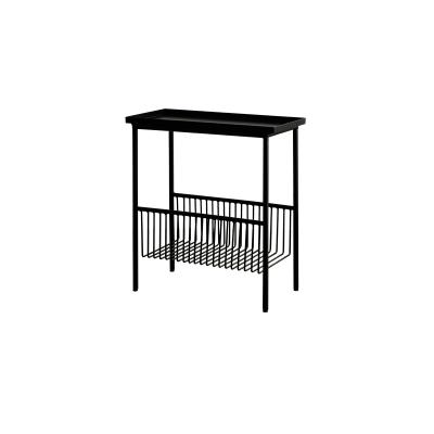 China Stable Modern Geometric Minimalist Metal Living Room Magazine Rack Coffee Table Side Table Furniture for sale