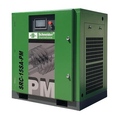 China Lubricated Screw Air Compressor 15HP 11KW Permanent Magnet Screw Compressor With ACpower for sale