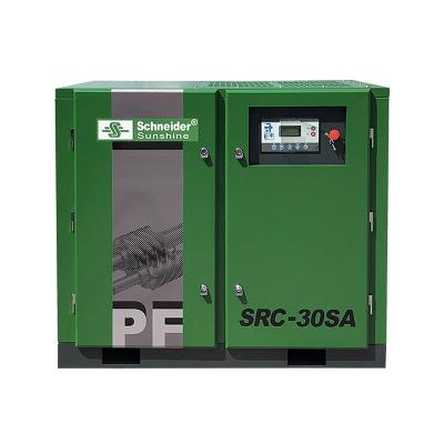 China Sunshine 30HP 22KW Schneider New Lubricated Designed Low Cost Direct Drive Screw High Pressure Air Compressor for sale