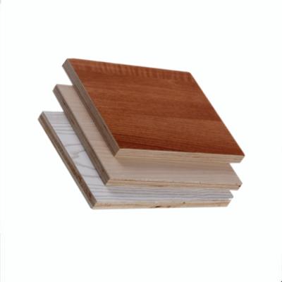 China Fatima Factory Warm White E0/E1 Glue Melamine Plywood Moisture Proof Board for sale