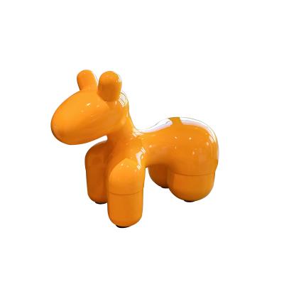 China Europe Home Decoration Large Horse Chair Resin Cute Statue Resin Sculpture for sale