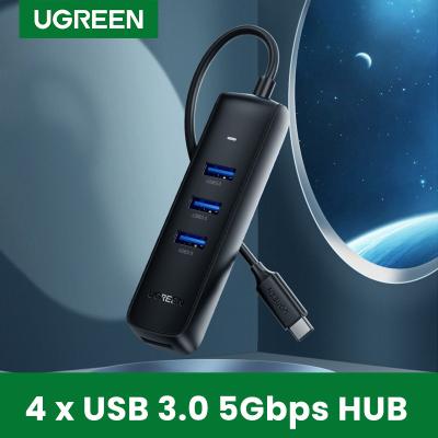 China UGREEN Mini USB 3.0 USB C HUB 2.0 Splitter 4 Port Hub Adapter For MacBook Pro Air 2020 MateBook PC Outdoor Laptop WCM416 for sale