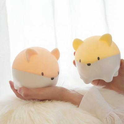 China 2020 Room Newly Design Little Mouse Children's LED Lamp Mini Silicone Animal Night Light For Kids Baby for sale