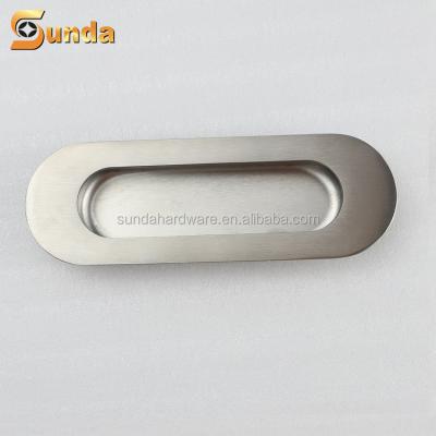 China Easy Installation Cabinet Hardware For Furniture Handles Hidden Hardware Stainless Steel Sideboard Drawer Door Handle Finger Pull Handle for sale