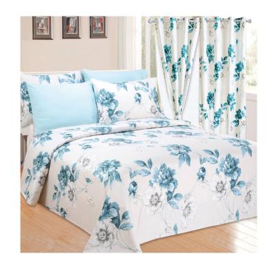 China Nondisposable Hot-selling Queen Bedding Printed Sheet Set Soft Brushed 100% Microfiber Polyester Double Sheet Set For Bedding for sale