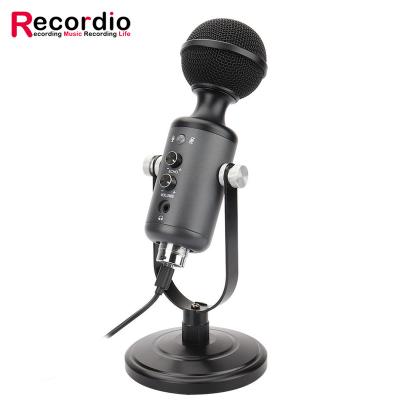 China GAM-U918 USB to Type-C game microphone suitable for recording and singing the national karaoke en venta