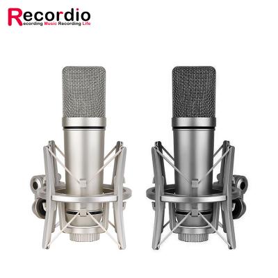 China GAM-V87 25mm Capsules studio Sound Recording condenser microphone with Microphone Shock Mount en venta