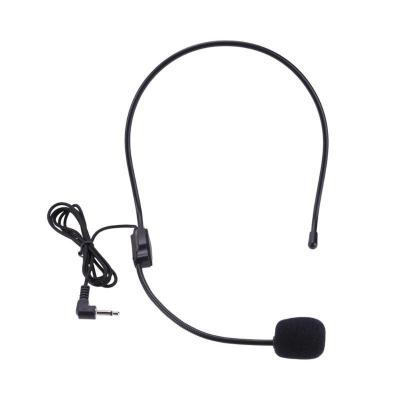 China Universal Wired Headset Microphone for Tour Guide Teaching Lecture Portable TS 3.5mm TS Jack Condenser Mic for sale