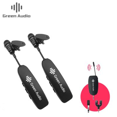 China GAW-6512D High sensitivity uhf lavalier wireless microphone for Interviews, teaching, musical instruments en venta