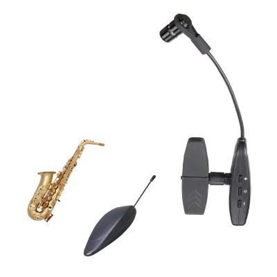 China GAW-622 Portable wireless saxophone microphone system musical instrument condenser microphone en venta