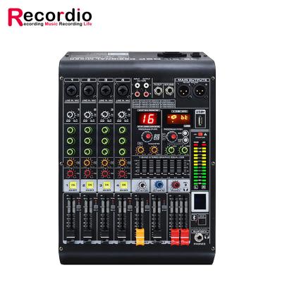 Chine GAX-MC4 Professional Mixer 4Channel Blueteeth Mixer DJ Mixing Console with Reverb Effect Home Karaoke USB Live Interface Mixer à vendre