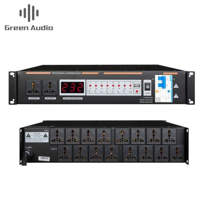 China GAX-1602 Professional stage performance 18-Channels power sequence controller for DJ sound system voltage regulator for sale