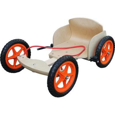 China Learn walking wooden gokart, wooden boxkart, for sale