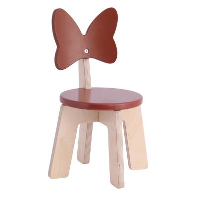 China China Factory Modern Children's Wooden Chair Custom Logo Children's Wooden Chairs Suitable For More Than 2 Years for sale