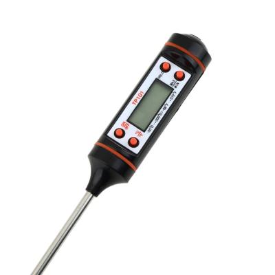 China Digital Probe Meat Thermometer Kitchen Cooking BBQ Food Thermometer Cooking Tools TP101 TP-101 Stainless Steel Water Milk Thermometer for sale