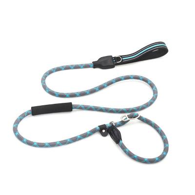 China Reflective Type 1.8M Dog Leash P Nylon Reflective Training Dog Leash Durable Nylon Reflective Rope for sale