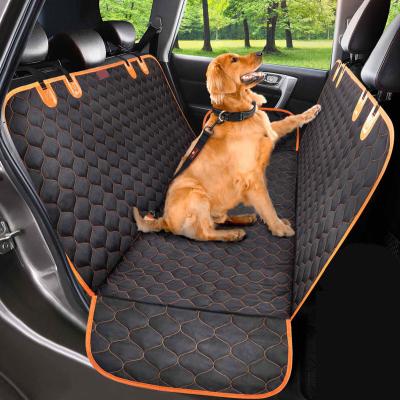 China 600d Oxford Travel Anti-Slip Outdoor Travel Folding Pet Hammock Portable Waterproof Dog Car Seat Cover for sale